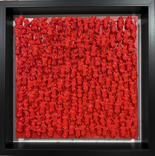 Action.Freedom. Love ❤️.♥️Ek par Eka Peradze, Peinture en vente sur Singulart