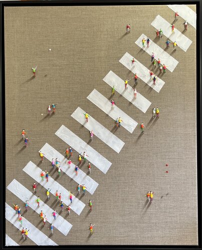 Action.Freedom. Love ❤️.♥️Ek par Eka Peradze, Peinture en vente sur Singulart