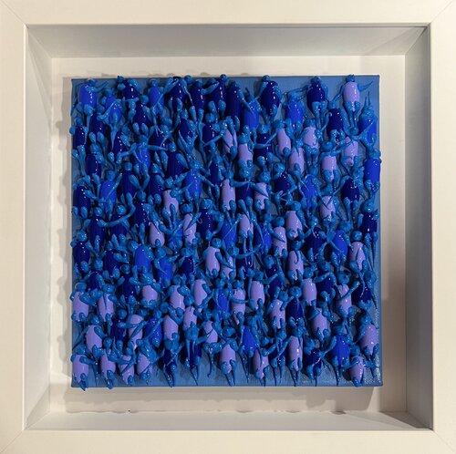 Action.Freedom. Love ❤️.♥️Ek par Eka Peradze, Peinture en vente sur Singulart