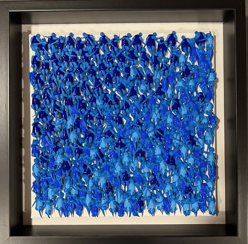 Action.Freedom. Love ❤️.♥️Ek par Eka Peradze, Peinture en vente sur Singulart