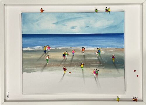 Action, Freedom, Love,Family. de Eka Peradze, Pintura a la venta en Singulart