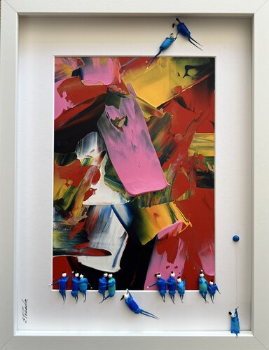Freedom, love. Family de Eka Peradze, Pintura a la venta en Singulart