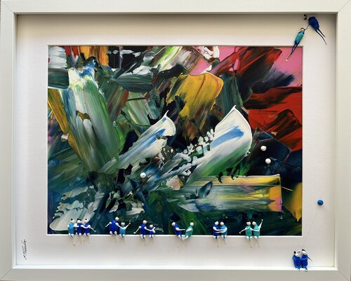 ❤️ love. Freedom ♥️ par Eka Peradze, Peinture en vente sur Singulart