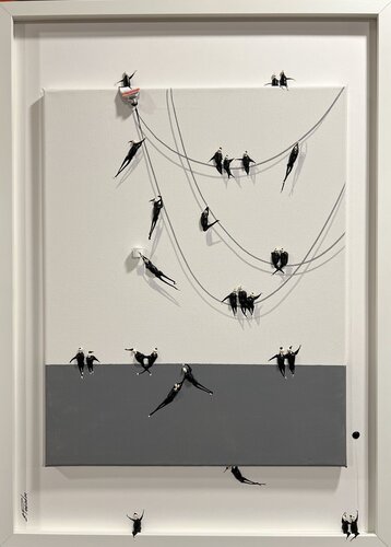 Action.Freedom. Love ❤️.♥️Ek par Eka Peradze, Peinture en vente sur Singulart