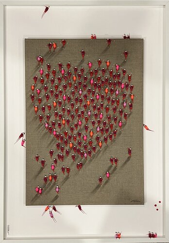 Action.Freedom. Love ❤️.♥️Ek von Eka Peradze, Malerei kaufen auf Singulart