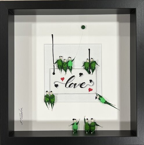 Action.Freedom. Love ❤️.♥️Ek von Eka Peradze, Malerei kaufen auf Singulart