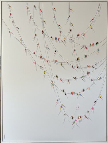 Freiheit.  Eka Peradze Art. Love par Eka Peradze, Peinture en vente sur Singulart