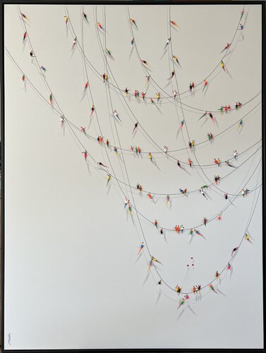 Freiheit.  Eka Peradze Art. Love par Eka Peradze, Peinture en vente sur Singulart