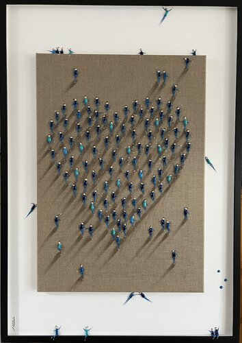 Freiheit.  Eka Peradze Art. Love par Eka Peradze, Peinture en vente sur Singulart