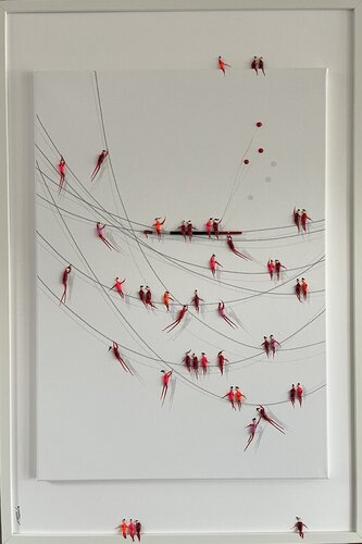 Freiheit.  Eka Peradze Art. Love von Eka Peradze, Malerei kaufen auf Singulart