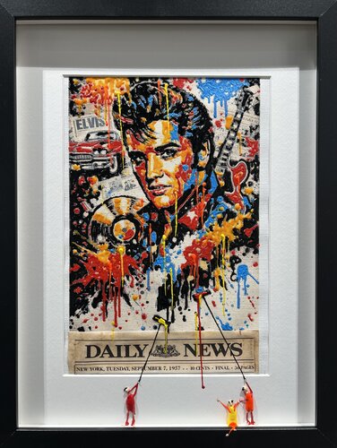 Elvis. Rhythm & Fire. by Eka Peradze, Painting for Sale on Singulart