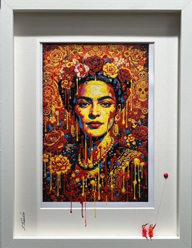 Frida. Fire & Soul. by Eka Peradze, Painting for Sale on Singulart