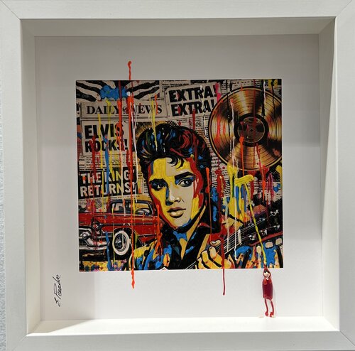 Elvis. Golden Era. par Eka Peradze, Peinture en vente sur Singulart