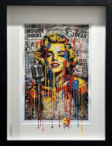 Marilyn. Fame & Rhythm. par Eka Peradze, Peinture en vente sur Singulart