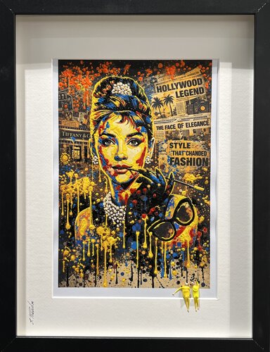 Audrey. Elegance in Color. par Eka Peradze, Peinture en vente sur Singulart