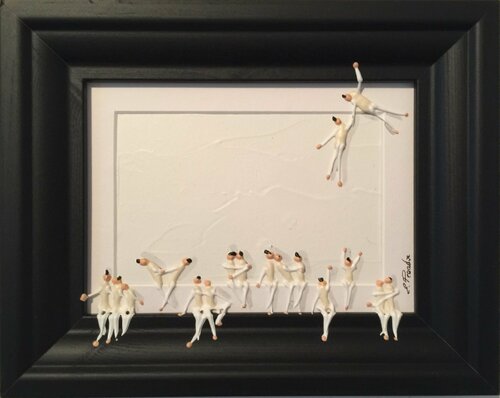 Day on the beach V di Eka Peradze, Pittura in vendita su Singulart