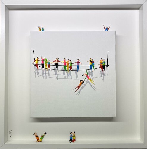 (action) freedom. 19 di Eka Peradze, Pittura in vendita su Singulart