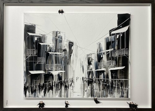 In the city I di Eka Peradze, Pittura in vendita su Singulart