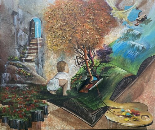 The Path par Eka Peradze, Peinture en vente sur Singulart