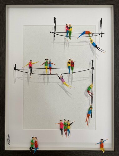 action. Freiheit lX par Eka Peradze, Peinture en vente sur Singulart