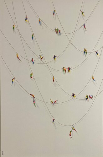 Action.Freiheit XVll par Eka Peradze, Peinture en vente sur Singulart