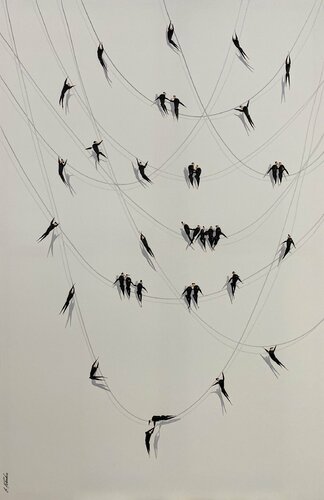 Action.Freiheit XVll par Eka Peradze, Peinture en vente sur Singulart