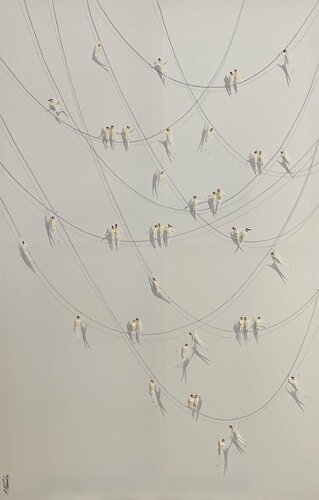 Action.Freiheit XVll par Eka Peradze, Peinture en vente sur Singulart