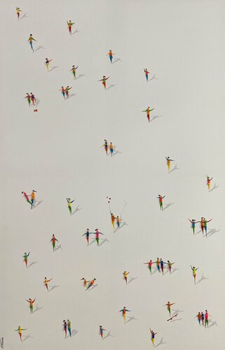 Action.Freiheit XVll par Eka Peradze, Peinture en vente sur Singulart