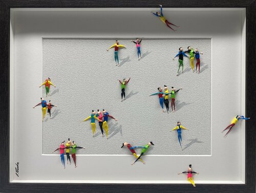 (action) freedom. 1 par Eka Peradze, Peinture en vente sur Singulart