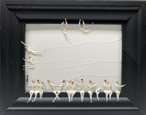 Day on the beach V par Eka Peradze, Peinture en vente sur Singulart