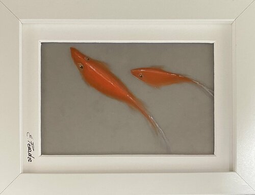 Gold Fisch par Eka Peradze, Peinture en vente sur Singulart