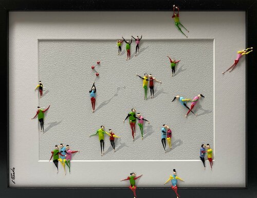 (action) freedom. 18 par Eka Peradze, Peinture en vente sur Singulart