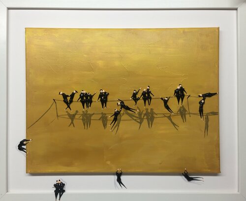 (action) freedom. 23 van Eka Peradze, Schilderij te koop op Singulart