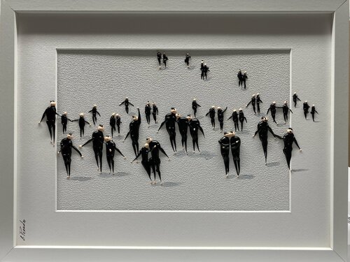 (action) freedom. 18 van Eka Peradze, Schilderij te koop op Singulart