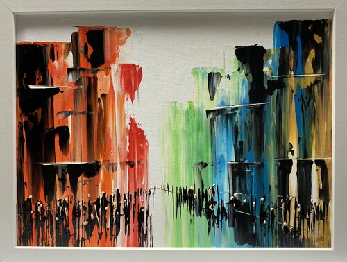 Stadt24 par Eka Peradze, Peinture en vente sur Singulart