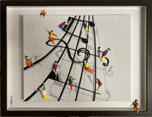 (action) freedom. 18ui par Eka Peradze, Peinture en vente sur Singulart