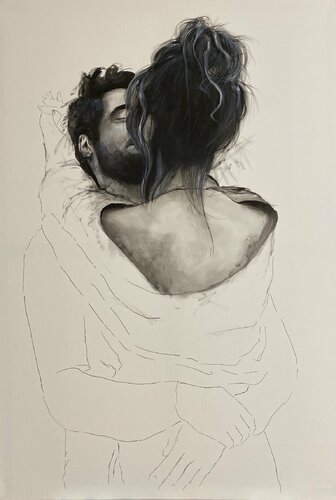 Action. Love par Eka Peradze, Peinture en vente sur Singulart