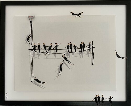 Freiheit.-12xc19 di Eka Peradze, Pittura in vendita su Singulart