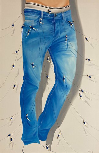 Freedom. 57-6 by Eka Peradze, Painting for Sale on Singulart