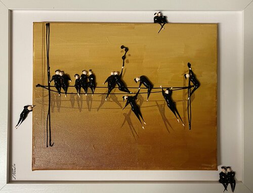 Action. Action.Freiheit.-14-5 di Eka Peradze, Pittura in vendita su Singulart