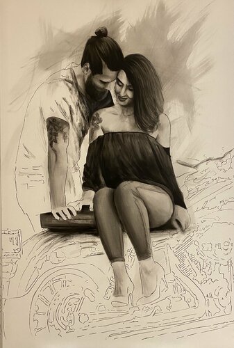 Love. Rto34.34 van Eka Peradze, Schilderij te koop op Singulart