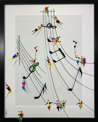 Action.Freiheit.-14-807 di Eka Peradze, Pittura in vendita su Singulart