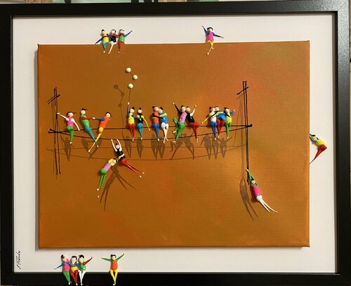 Action.Freiheit.-14-5PI di Eka Peradze, Pittura in vendita su Singulart