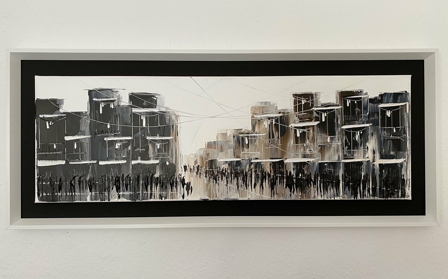 action.  City 40x100cm Eka Peradze