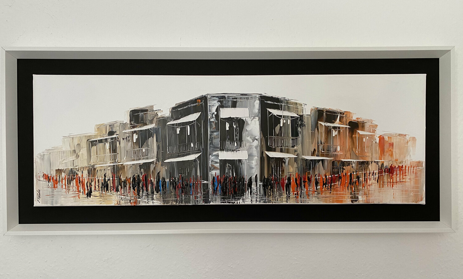 action.  City 40x100cm Eka Peradze