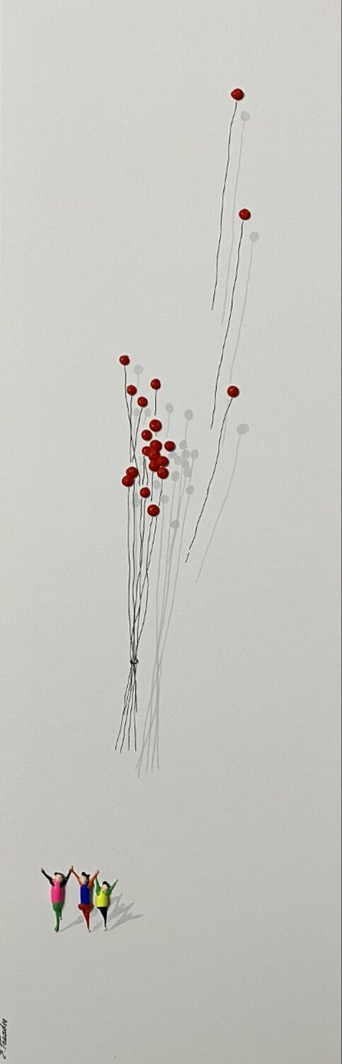 only 3 days of action.freedo. 30x90cm Eka Peradze