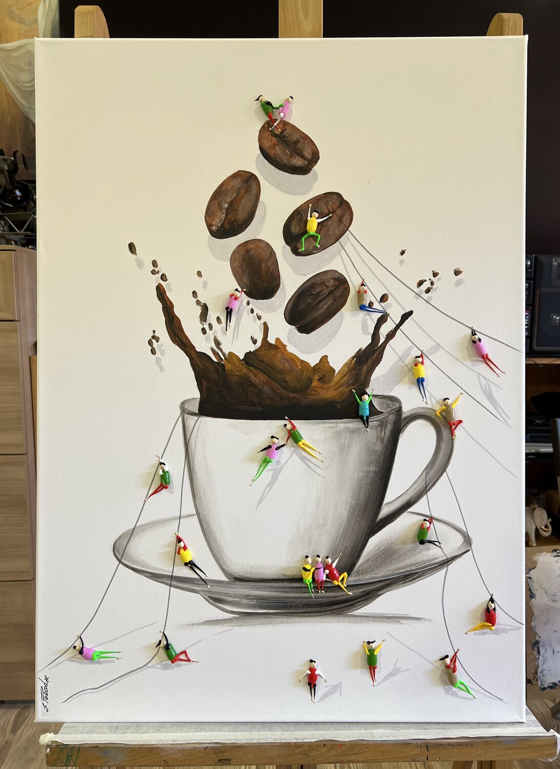 WORKS ON COMMISSION. Similar paintings Eka Peradze