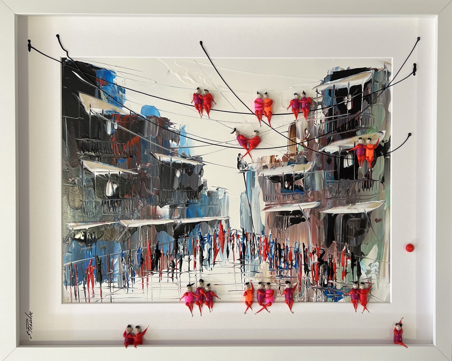 Action.In the city.♥️Love Eka Peradze Originalgemälde zu verkaufen