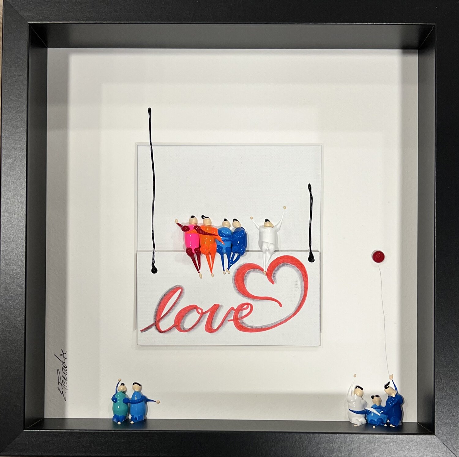 Action.Freedom. Love ❤️.♥️Ek Eka Peradze Originalgemälde zu verkaufen