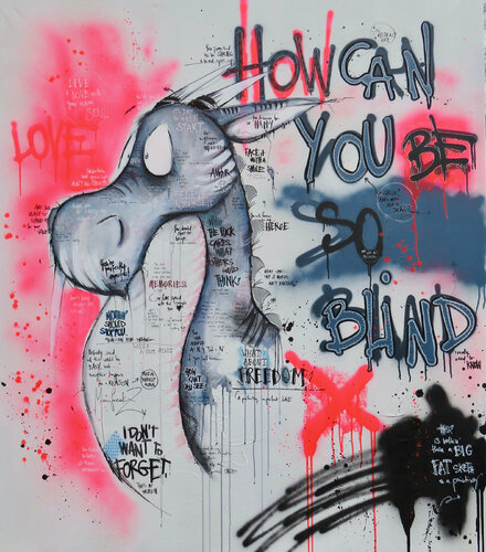 Kjartan "the grey one" by Dana Kathy, Painting for Sale on Singulart